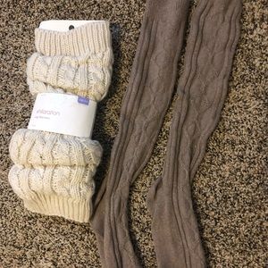 winter essentials socks + leg warmers